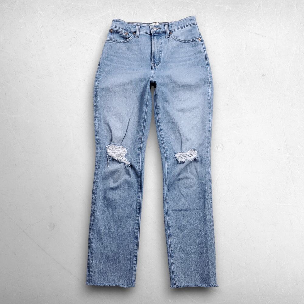 Madewell The Perfect Vintage Jean Womens 26 Light Blue High Rise Stretch Boho Y2